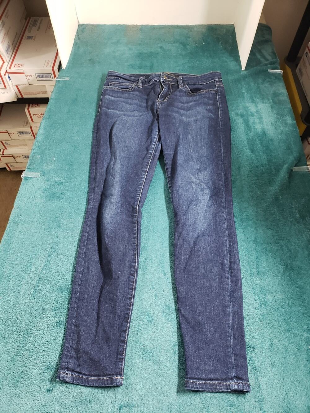 Joes Jeans Size 28 Womens Blue Pants Stretch Denim Mid Rise Skinny Ankle